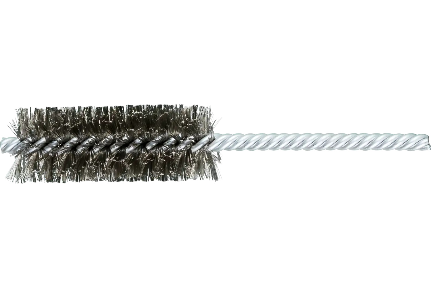 Picture of Pferd Power Tube Brush 1" Dia. .006 Stainless Steel Wire 1/4" Stem Ds/Ds